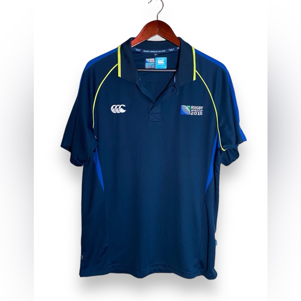 CANTERBURY 2015 Rugby World Cup Collection Golf Polo Tee- Jersey - Mens XL